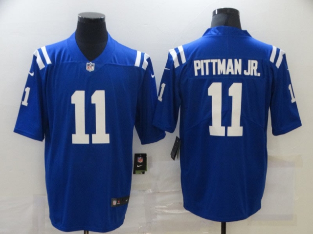 Indianapolis Colts #11 Michael Pittman Jr. Blue Vapor Limited Jersey - Click Image to Close