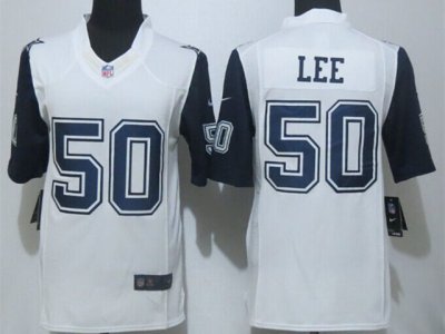 Dallas Cowboys #50 Sean Lee White Color Rush Limited Jersey
