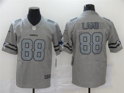 Dallas Cowboys #88 CeeDee Lamb Gray Inverted Limited Jersey
