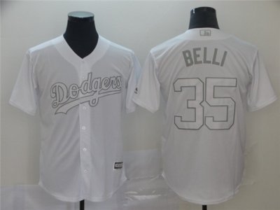 Los Angeles Dodgers #35 Cody Bellinger "Belli" White 2019 Players' Weekend Jersey