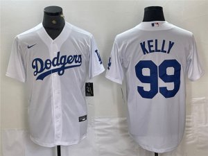 Los Angeles Dodgers #99 Joe Kelly White Jersey