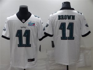 Philadelphia Eagles #11 A.J. Brown White Super Bowl LVII Limited Jersey