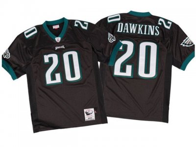 Philadelphia Eagles #20 Brian Dawkins Throwback Black Jersey