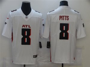 Atlanta Falcons #8 Kyle Pitts White Vapor Limited Jersey