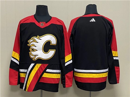 Calgary Flames Black 2022/23 Reverse Retro Jersey