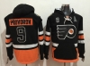 Philadelphia Flyers #9 Ivan Provorov Black Pocket Hoodie Jersey