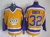 Los Angeles Kings #32 Jonathan Quick 1980's Vintage CCM Gold Jersey