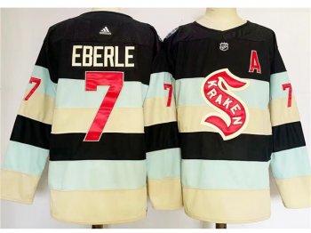 Seattle Kraken #7 Jordan Eberle Blue 2024 Winter Classic Jersey