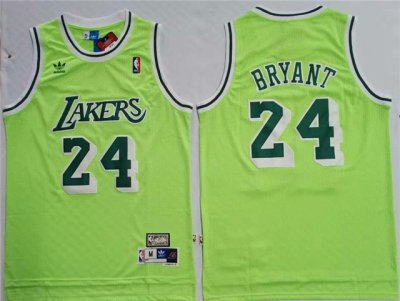 Los Angeles Lakers #24 Kobe Bryant Green Hardwood Classic Jersey