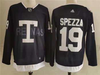 Toronto Maple Leafs #19 Jason Spezza Navy 2022 Heritage Classic Jersey