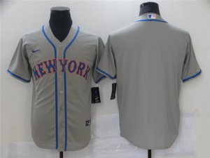 New York Mets Blank Gray Cool Base Jersey