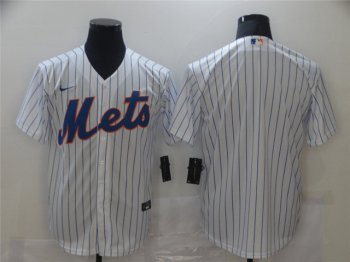 New York Mets Blank White Cool Base Team Jersey