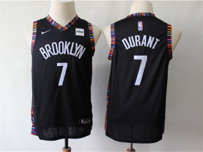 Brooklyn Nets #7 Kevin Durant Black City Edition Swingman Jersey