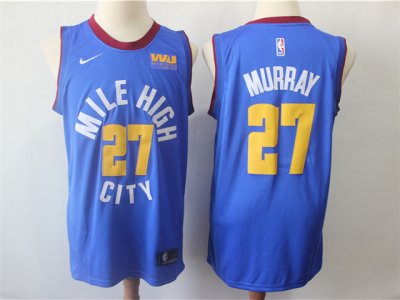 Denver Nuggets #27 Jamal Murray Blue Swingman Jersey