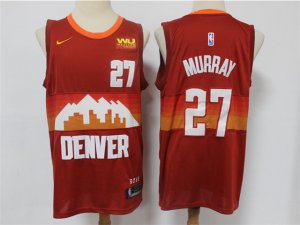 Denver Nuggets #27 Jamal Murray 2020-21 Red City Edition Swingman Jersey