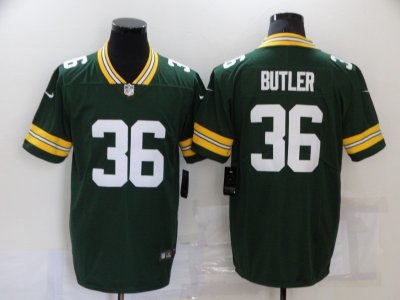 Green Bay Packers #36 LeRoy Butler Green Vapor Limited Jersey