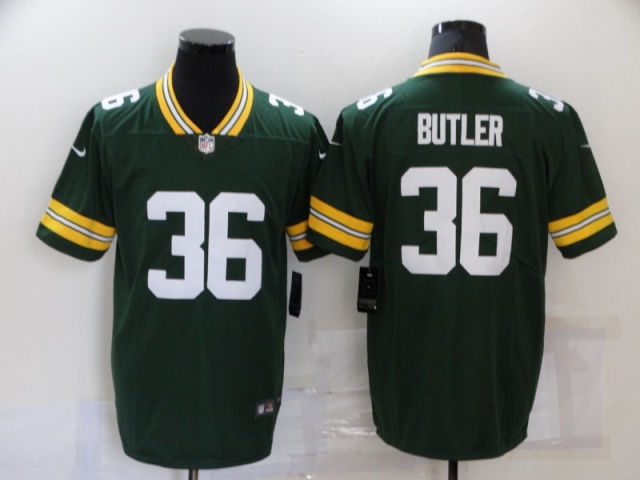 Green Bay Packers #36 LeRoy Butler Green Vapor Limited Jersey - Click Image to Close