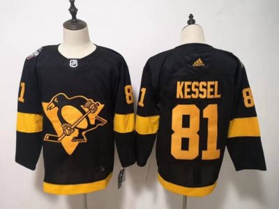 Pittsburgh Penguins #81 Phil Kessel Black 2019 Stadium Series Jersey