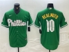 Philadelphia Phillies #10 J.T. Realmuto Green St.Patricks Limited Jersey