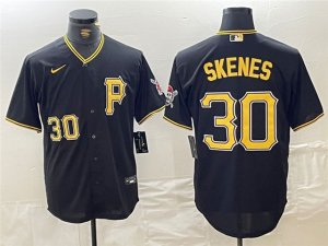 Pittsburgh Pirates #30 Paul Skenes Black Limited Jersey