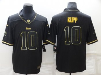 Los Angeles Rams #10 Cooper Kupp Black Gold Vapor Limited Jersey