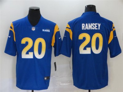 Los Angeles Rams #20 Jalen Ramsey 2020 Royal Vapor Limited Jersey