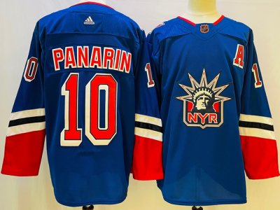 New York Rangers #10 Artemi Panarin Royal 2022/23 Reverse Retro Jersey