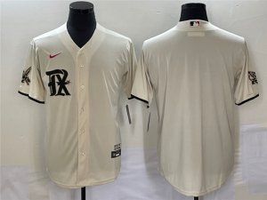 Texas Rangers Blank Cream 2023 City Connect Jersey