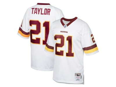 Washington Redskins #21 Sean Taylor Throwback White Jersey