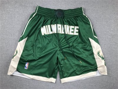 Milwaukee Bucks Milwaukee Green Basketball Shorts