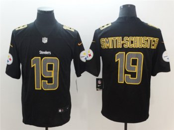 Pittsburgh Steelers #19 JuJu Smith-Schuster Black Vapor Impact Limited Jersey