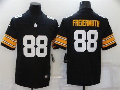 Pittsburgh Steelers #88 Pat Freiermuth Alternate Black Vapor Limited Jersey