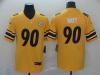 Pittsburgh Steelers #90 T.J. Watt Gold Inverted Limited Jersey