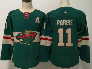 Women's Youth Minnesota Wild #11 Zach Parise Green Jersey