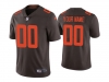 Cleveland Browns #00 Alternate Brown Vapor Limited Custom Jersey