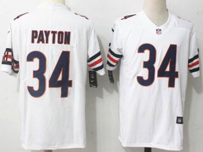 Chicago Bears #34 Walter Payton White Vapor Limited Jersey