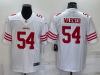 San Francisco 49ers #54 Fred Warner 2022 White Vapor Limited Jersey