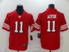 San Francisco 49ers #11 Brandon Aiyuk Red Color Rush Limited Jersey