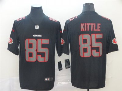San Francisco 49ers #85 George Kittle Black Vapor Impact Limited Jersey