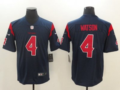 Houston Texans #4 Deshaun Watson Navy Blue Color Rush Limited Jersey