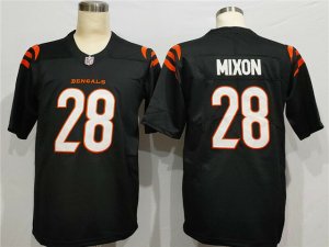 Cincinnati Bengals #28 Joe Mixon Black Vapor Limited Jersey