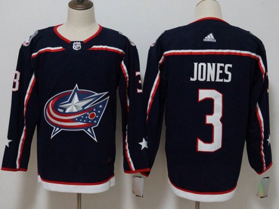 Columbus Blue Jackets #3 Seth Jones Navy Blue Jersey