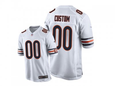 Chicago Bears #00 White Vapor Limited Custom Jersey