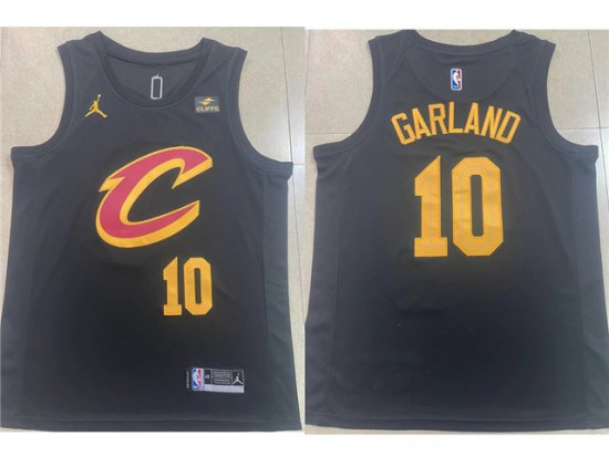 Cleveland Cavaliers #10 Darius Garland 2022-23 Black Statement Swingman Jersey