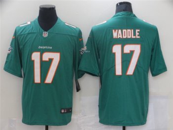 Miami Dolphins #17 Jaylen Waddle Aqua Vapor Limited Jersey