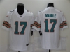 Miami Dolphins #17 Jaylen Waddle White Color Rush Vapor Limited Jersey