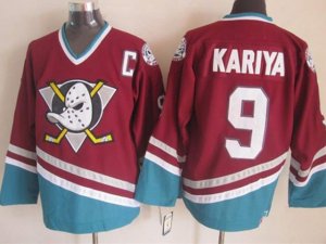 Anaheim Mighty Ducks #9 Paul Kariya 2003 CCM Vintage Purple Jersey