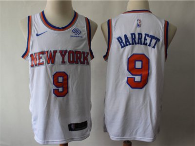New York Knicks #9 R.J. Barrett White Swingman Jersey
