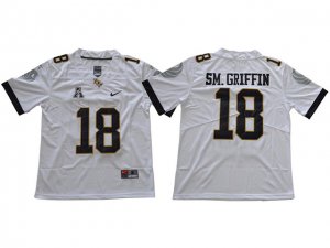NCAA UCF Knights #18 Shaquem Griffin White College Football Jersey