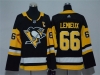 Women's Youth Pittsburgh Penguins #66 Mario Lemieux Black Jersey